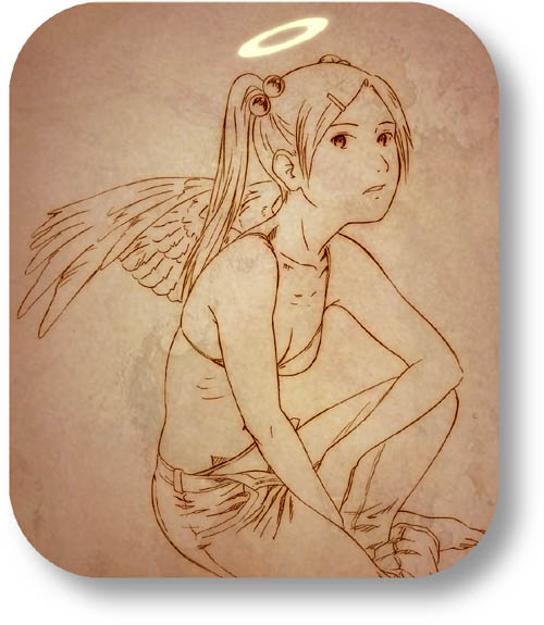 midori (haibane renmei) drawn by aaru_sentou_shuudan