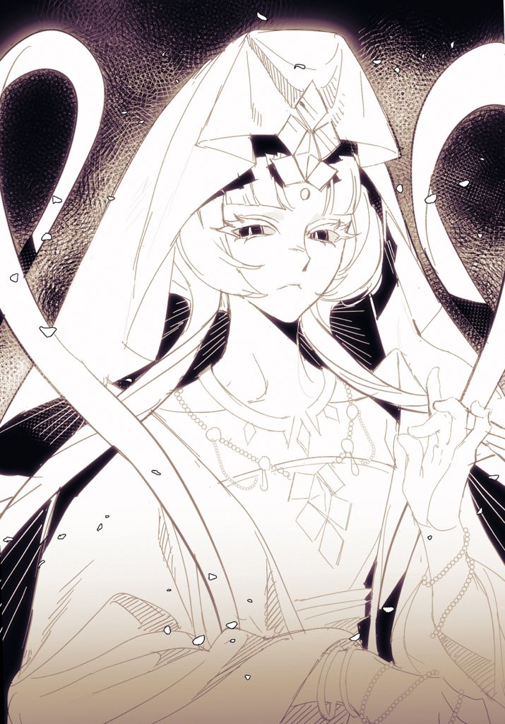 mystic flour cookie (cookie run and 1 more) drawn by sumooo_(ga_ilil)