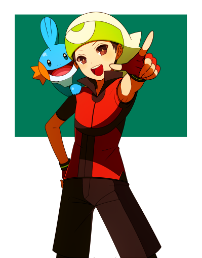 brendan and mudkip (pokemon and 2 more) drawn by himari_g_(sr)