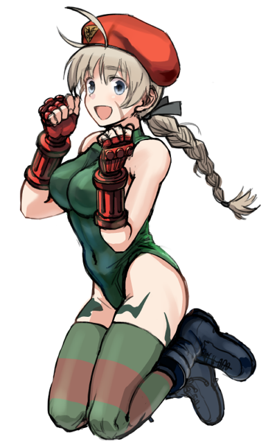 cammy white and lynette bishop (street fighter and 2 more) drawn by kirusu