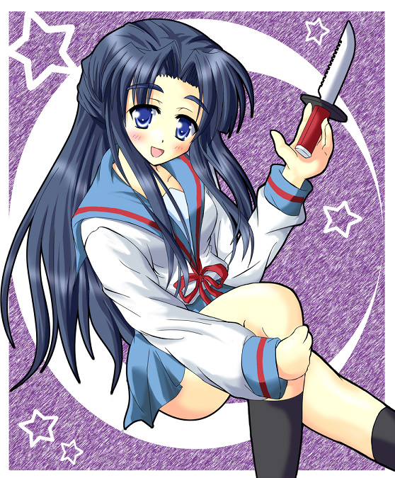 asakura ryoko (suzumiya haruhi no yuuutsu) drawn by hiiragi_tomoka