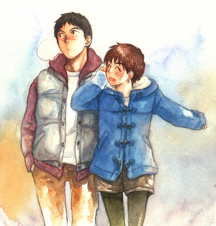 izumi noa and shinohara asuma (kidou keisatsu patlabor) drawn by ususionorisio