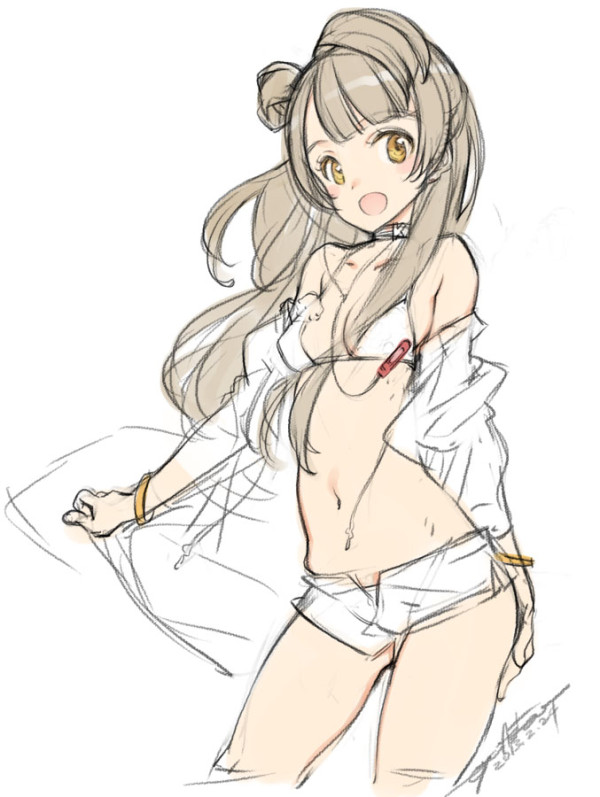 minami kotori (love live! and 1 more) drawn by oyari_ashito