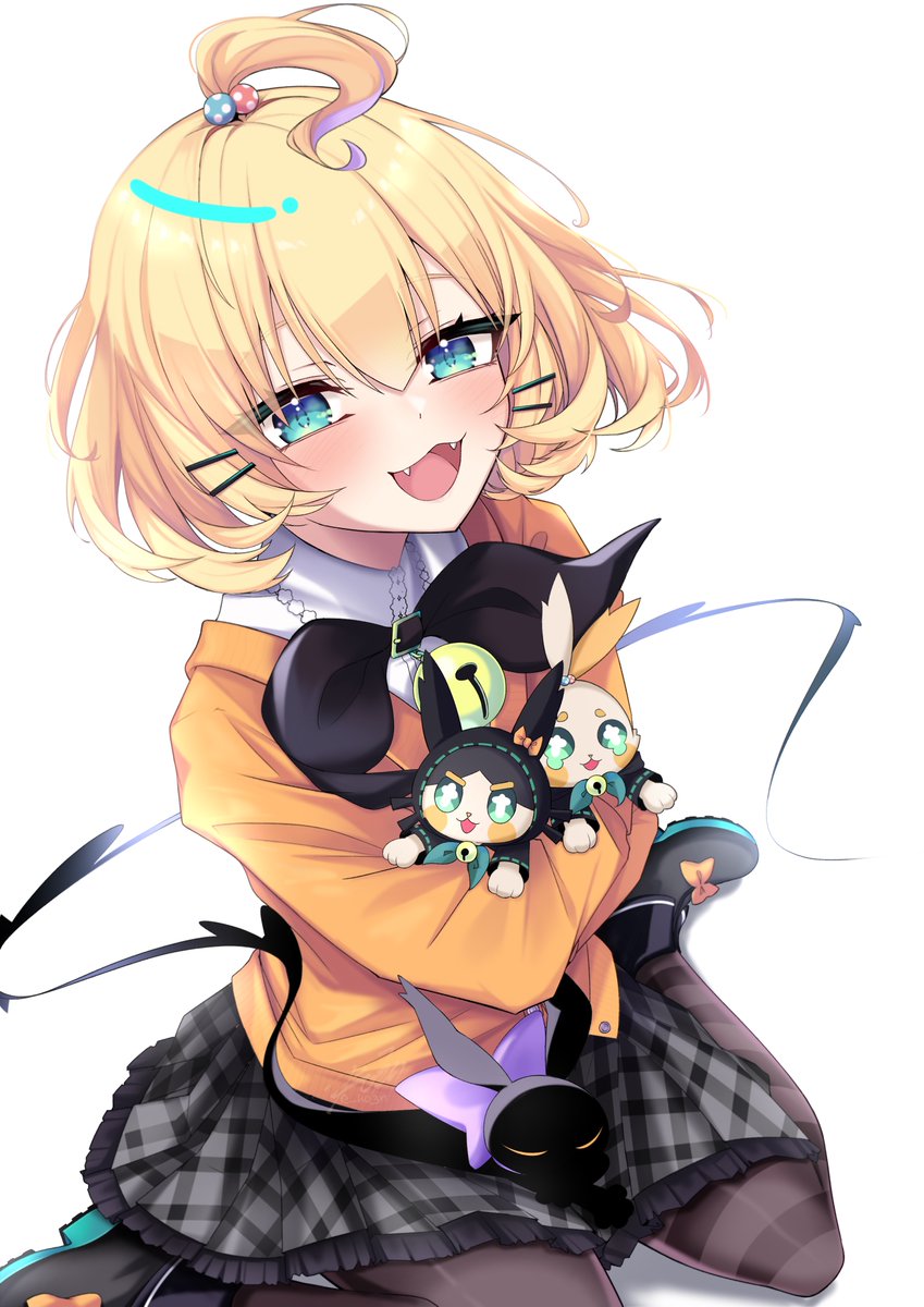 millie parfait, lucie, and famillie (nijisanji and 1 more) drawn by ko3n