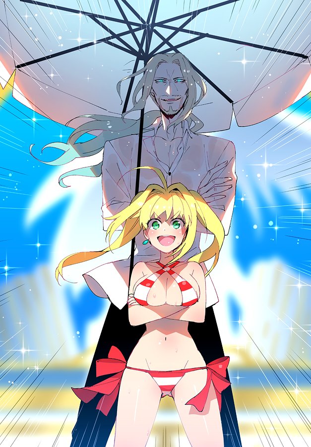 nero claudius and vlad iii (fate and 1 more) drawn by koshiro_itsuki