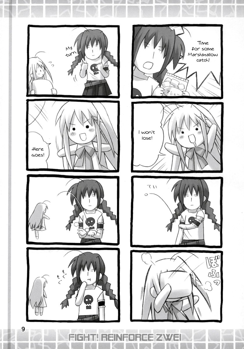 vita and reinforce zwei (lyrical nanoha and 1 more) drawn by eretto