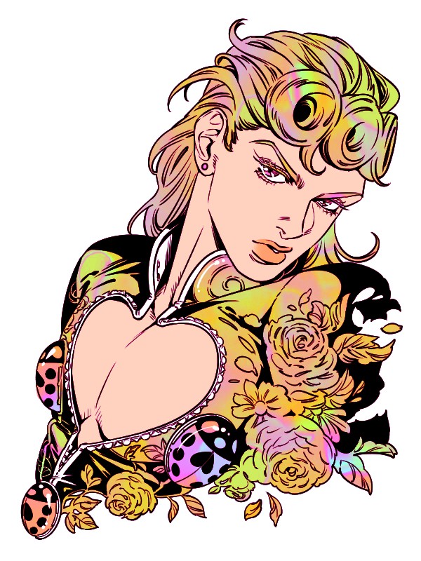 giorno giovanna (jojo no kimyou na bouken and 1 more) drawn by marion-ville