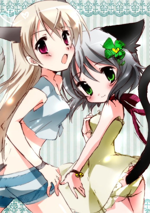 sanya v. litvyak and eila ilmatar juutilainen (world witches series and 1 more) drawn by toketami_kan