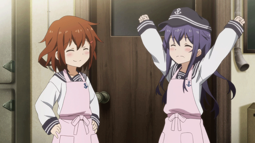 ikazuchi and akatsuki (kantai collection) drawn by ibata_shouta
