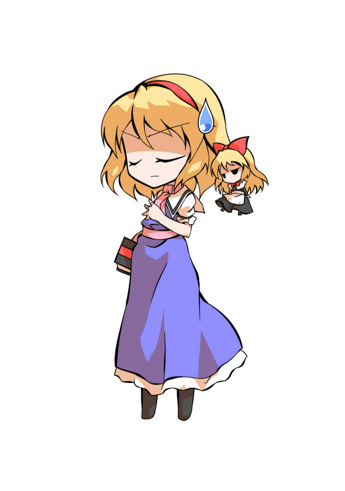 alice margatroid and shanghai doll (touhou) drawn by dairi
