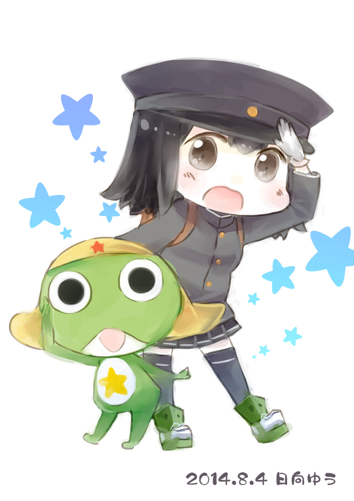 akitsu maru and keroro (kantai collection and 1 more) drawn by hinata_yuu
