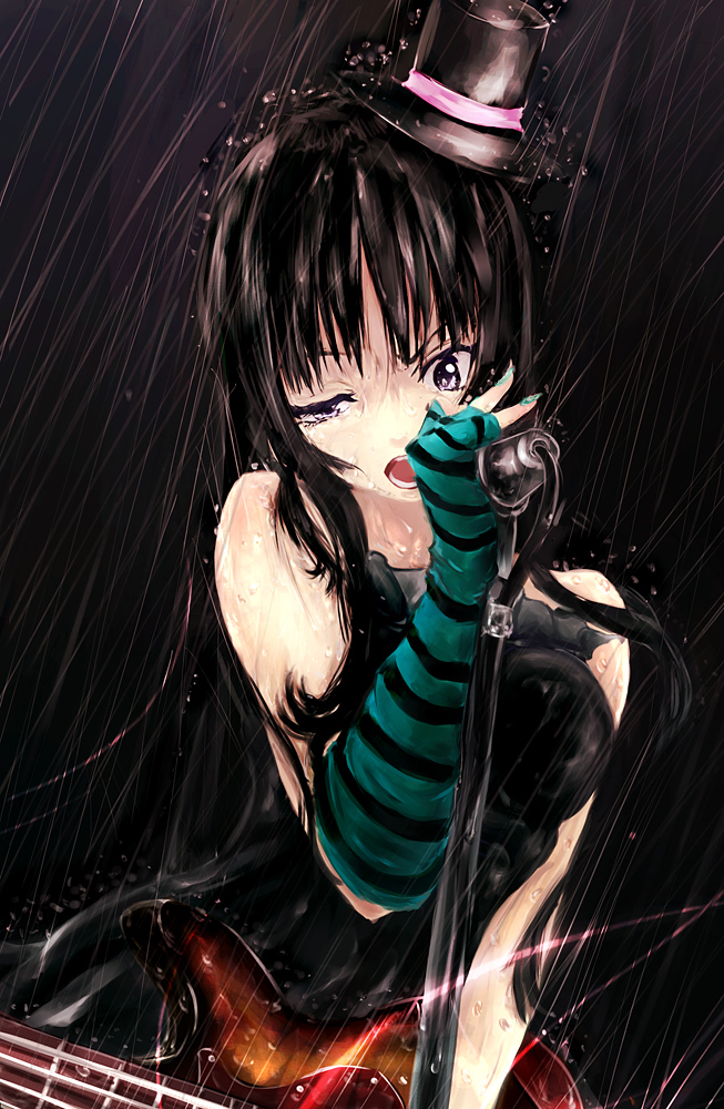 akiyama mio (k-on!) drawn by nagamine_(catoko)