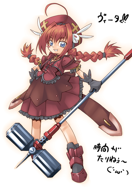 vita and graf eisen (lyrical nanoha and 2 more) drawn by aize