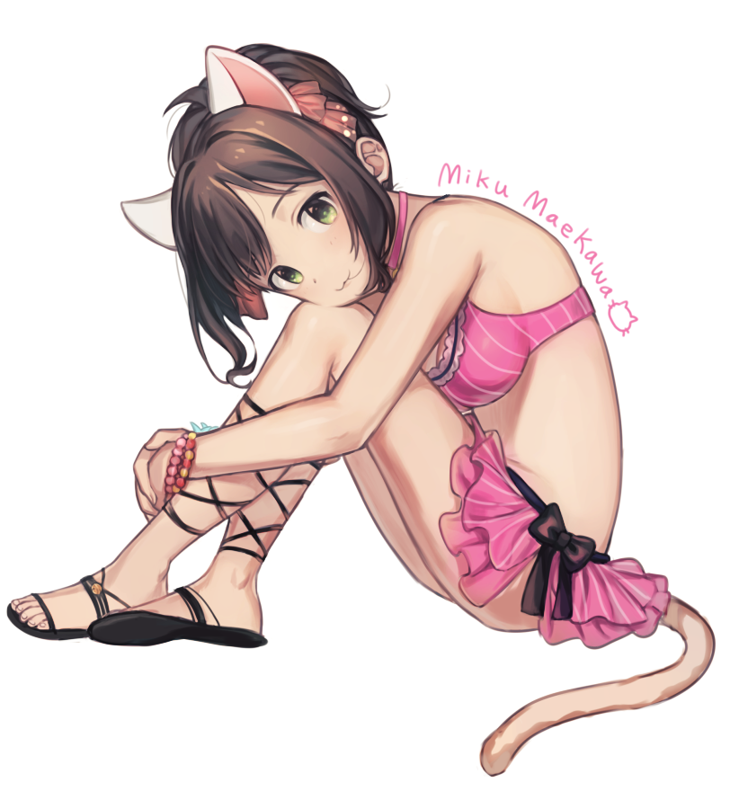maekawa miku (idolmaster and 2 more) drawn by mimizubare