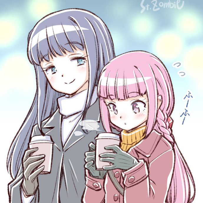 tamaki iroha and nanami yachiyo (mahou shoujo madoka magica and 1 more) drawn by studiozombie