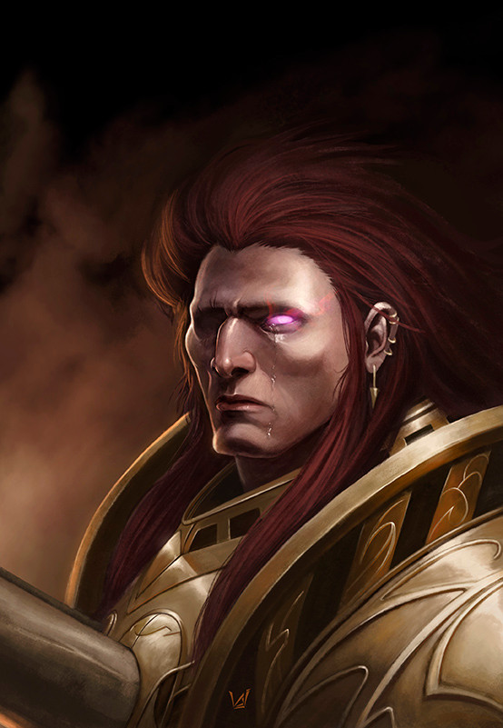 magnus the red (warhammer 40k) drawn by alvarojh_art