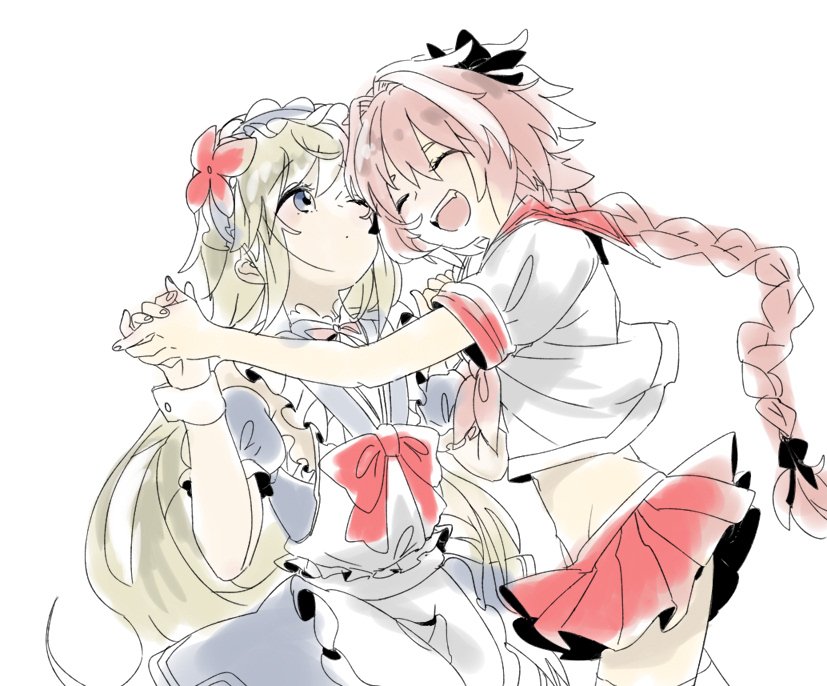 astolfo and chevalier d'eon (fate and 1 more) drawn by yukkuri_watarou