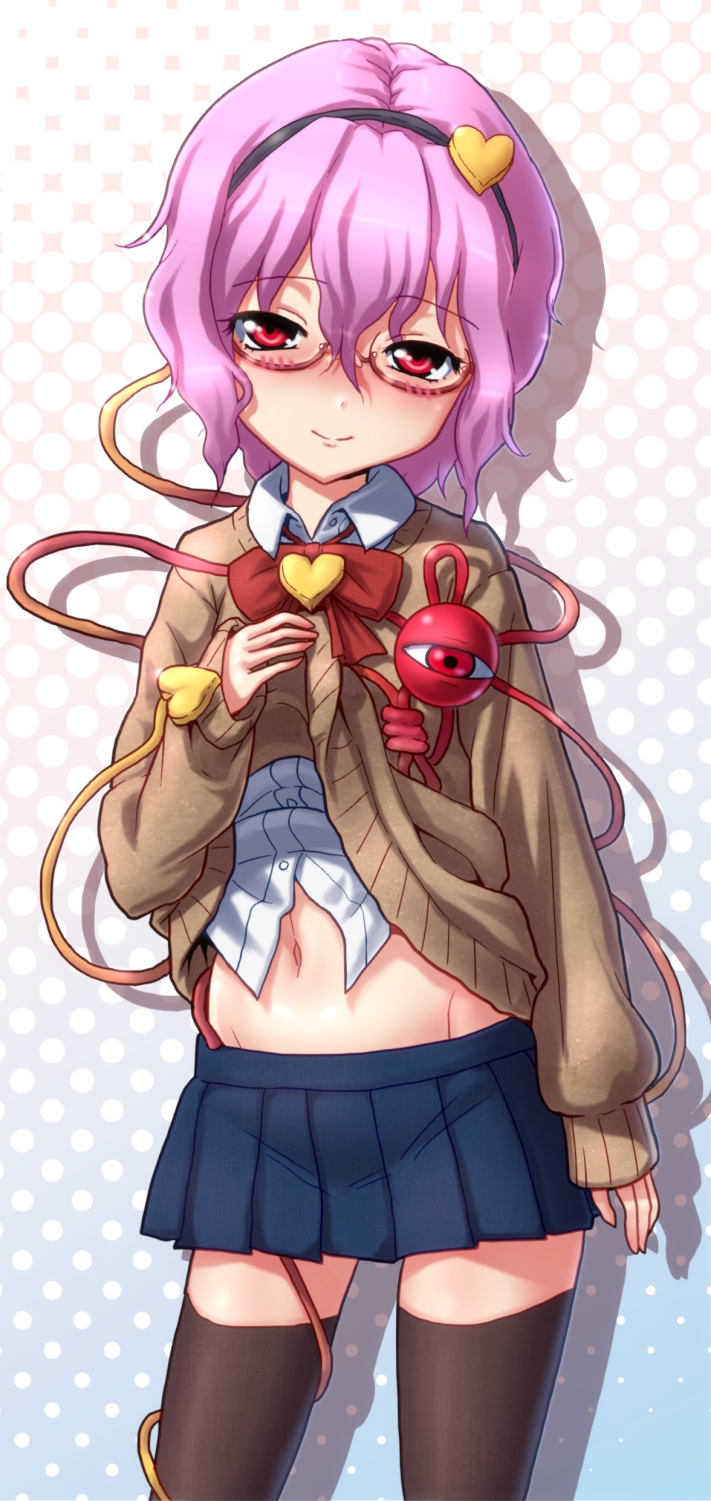 komeiji satori (touhou) drawn by kezune_(i-_-i)