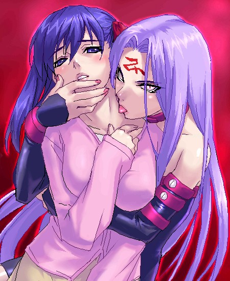 matou sakura and medusa (fate and 1 more) drawn by zen_(kamuro)