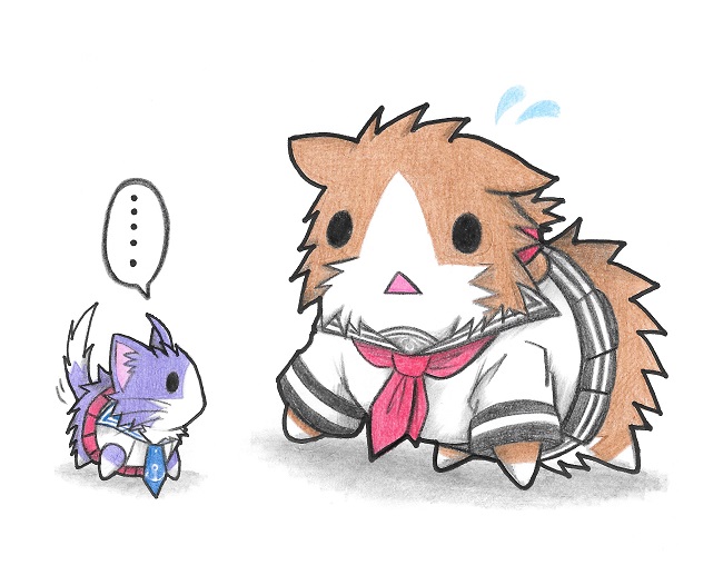inazuma and sakawa (kantai collection) drawn by neko_kyo