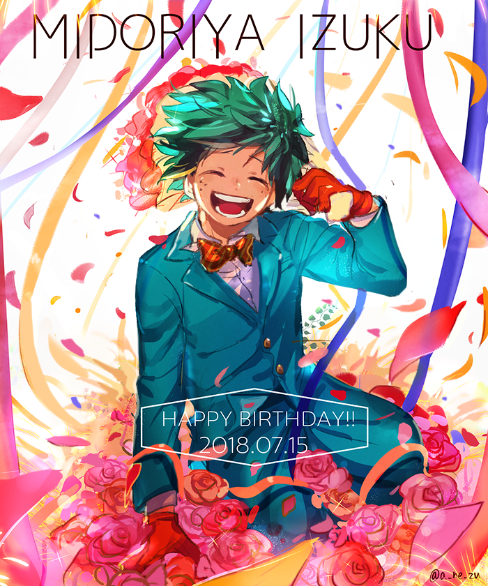 midoriya izuku (boku no hero academia) drawn by anezu