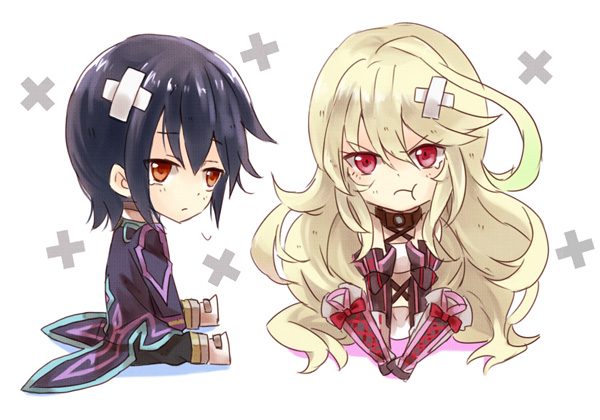 milla maxwell and jude mathis (tales of and 1 more) drawn by masui
