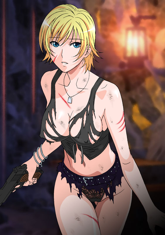 aya brea (parasite eve and 1 more) drawn by rudoni