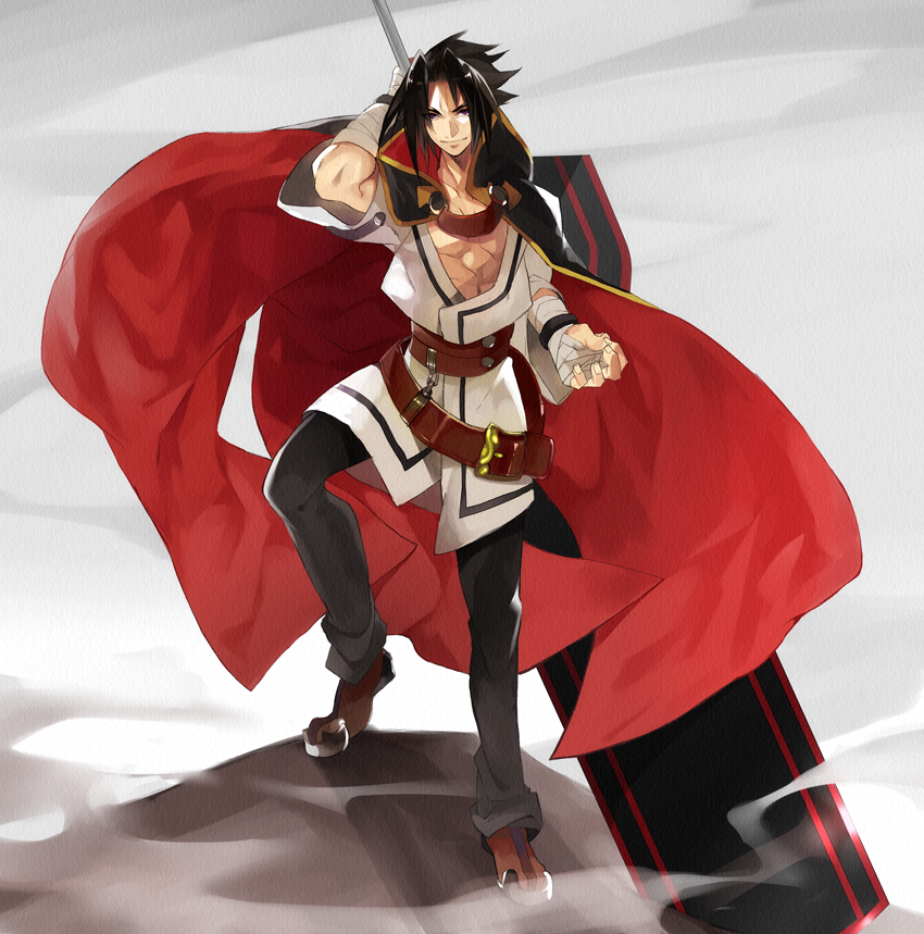 kagura mutsuki (blazblue and 1 more) drawn by hyakuhachi_(over3)