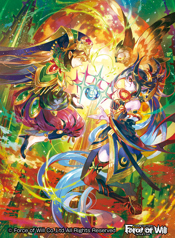 reiya and scheherazade (force of will) drawn by noki_(affabile)
