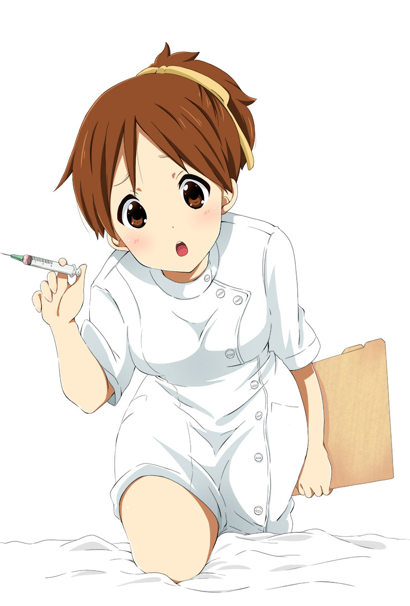 hirasawa ui (k-on!) drawn by ragho_no_erika