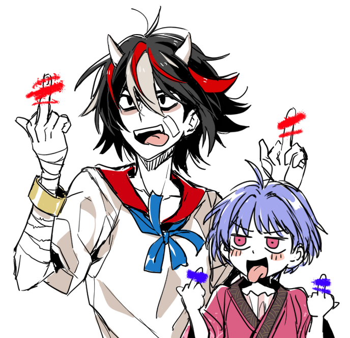 kijin seija and sukuna shinmyoumaru (touhou) drawn by re_ghotion