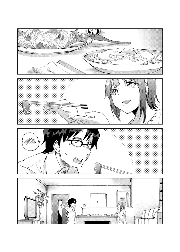 producer and otonashi kotori (idolmaster) drawn by sakayama_shinta