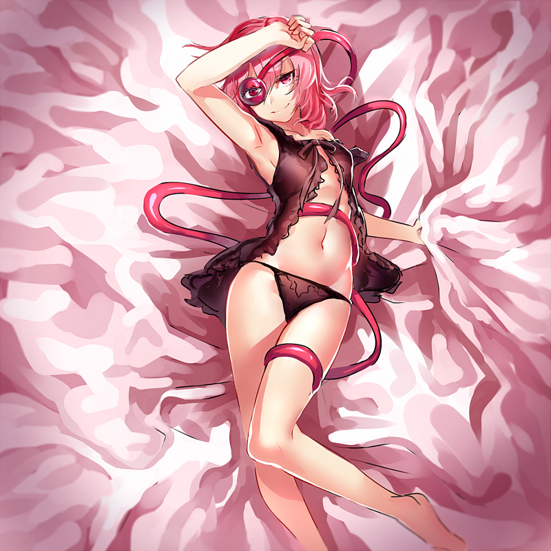 komeiji satori (touhou and 1 more) drawn by u_u_zan
