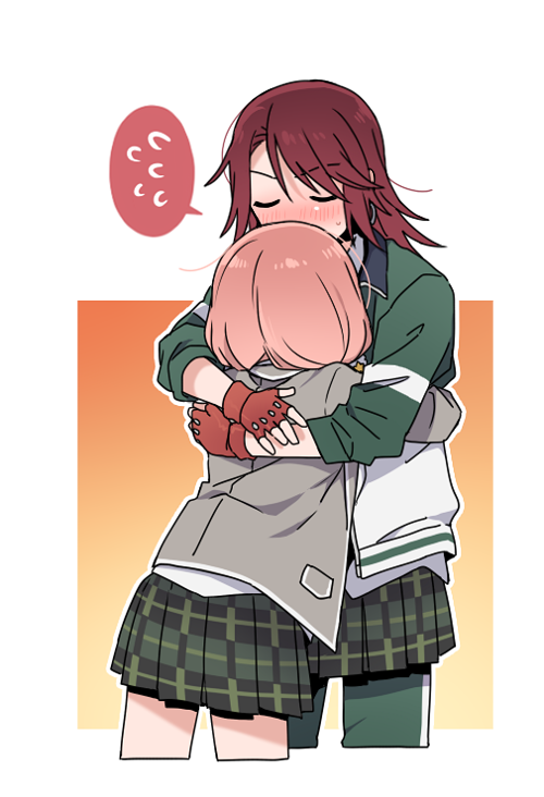 uehara himari and udagawa tomoe (bang dream!) drawn by re_ghotion