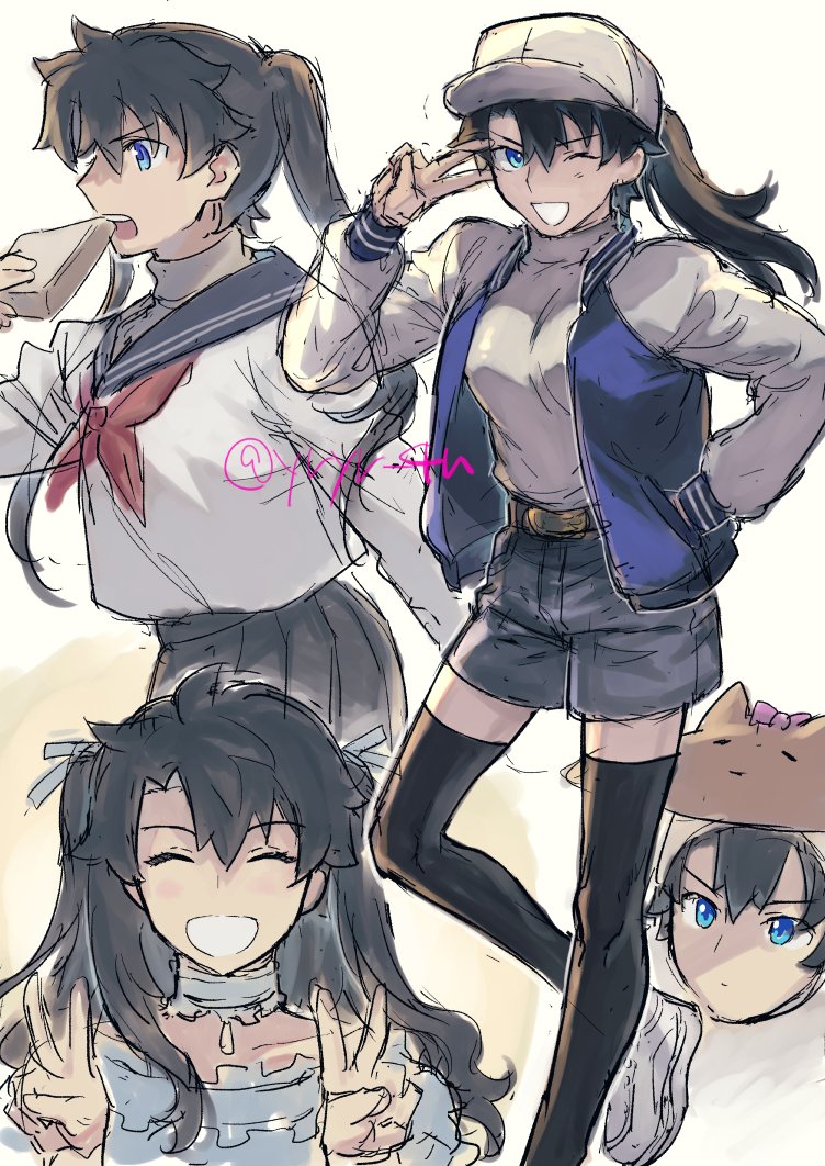 fujimaru ritsuka (fate and 1 more) drawn by yryr_4u