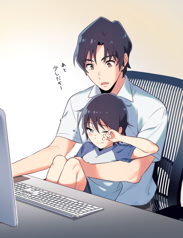 fujinuma satoru and yashiro gaku (boku dake ga inai machi) drawn by jumping_dogeza