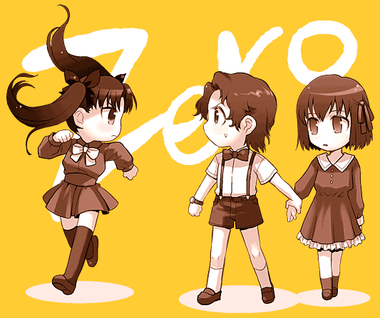 tohsaka rin, matou sakura, and matou shinji (fate and 1 more) drawn by task_owner