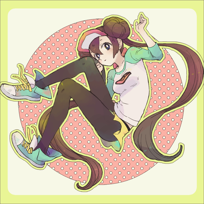 rosa (pokemon and 1 more) drawn by shigeru