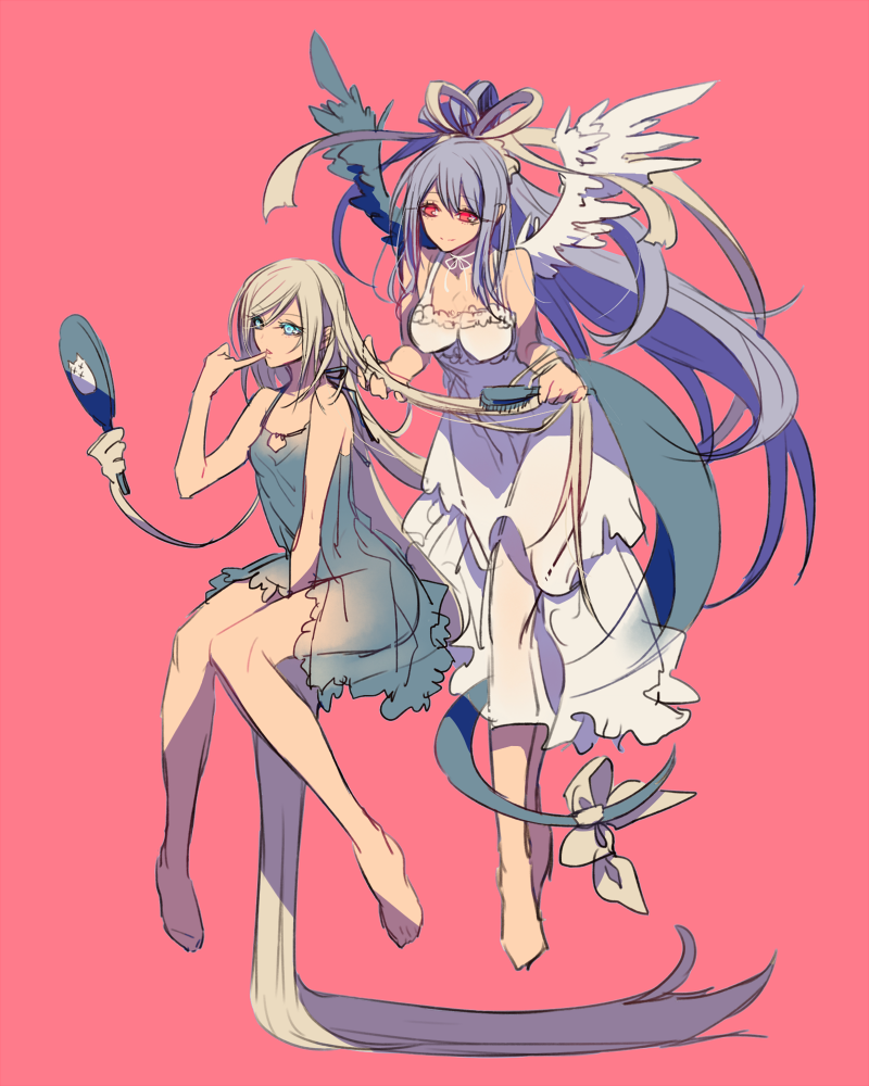 dizzy and millia rage (guilty gear) drawn by oro_(sumakaita)