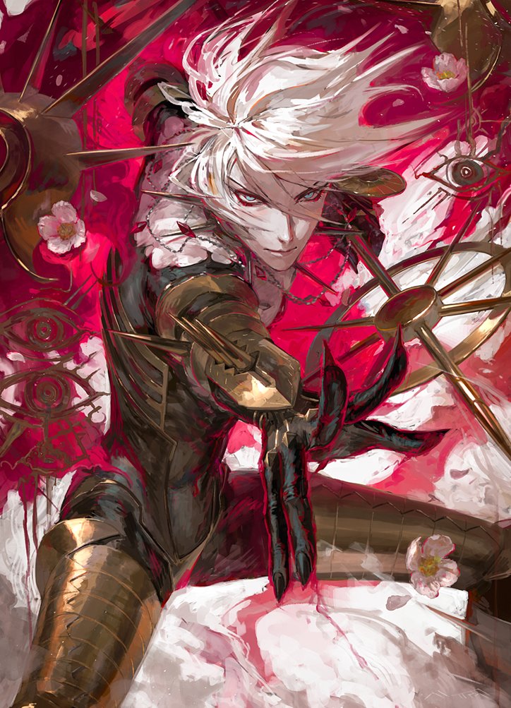 karna (fate and 2 more) drawn by egawa_akira