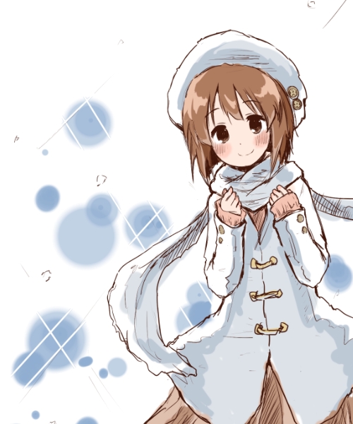 hagiwara yukiho (idolmaster and 1 more) drawn by mugi_(banban53)