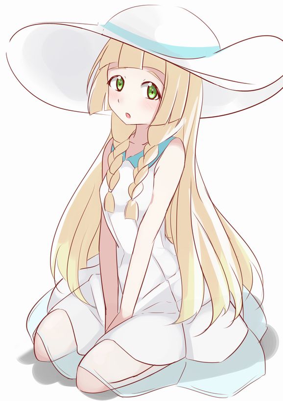 lillie (pokemon and 1 more) drawn by ko_to_tsuki