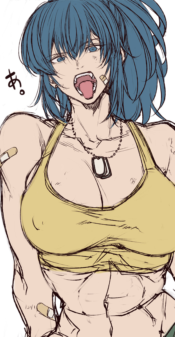 leona heidern (the king of fighters) drawn by yasunososaku