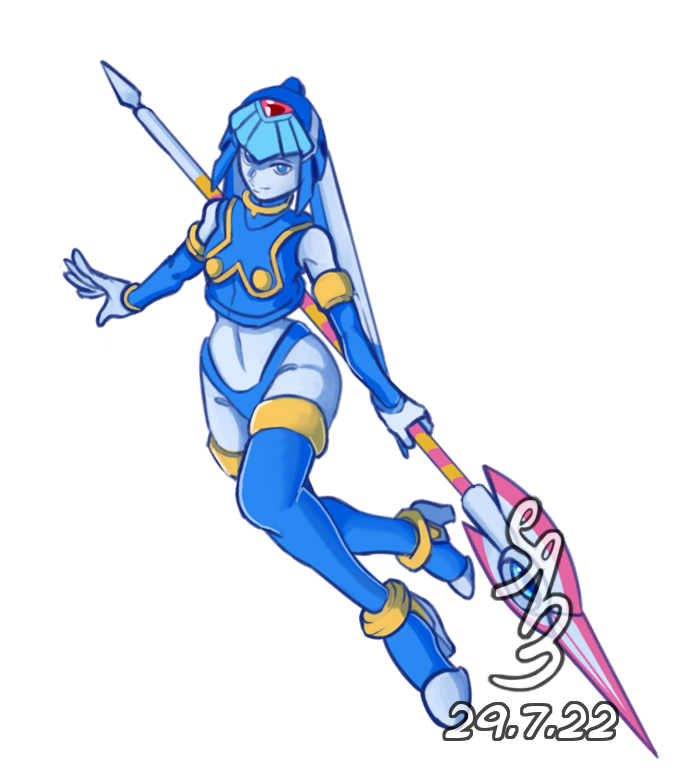 fairy leviathan (mega man and 1 more) drawn by chonkyborb22