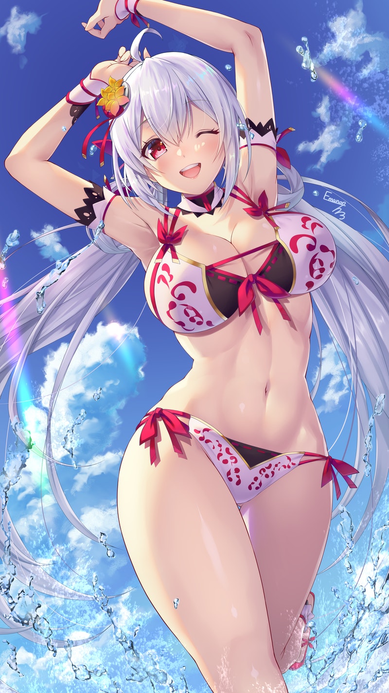 matoi (phantasy star and 1 more) drawn by emanon123
