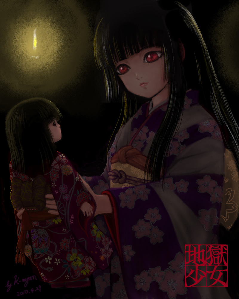 enma ai (jigoku shoujo) drawn by keinyan