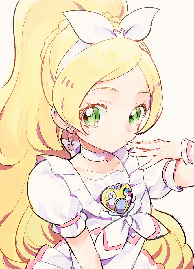 minamino kanade and cure rhythm (precure and 1 more) drawn by kurochiroko
