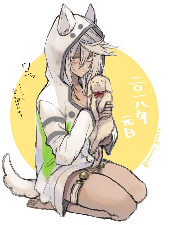 ramlethal valentine and magehound (guilty gear and 1 more) drawn by maka_(morphine)