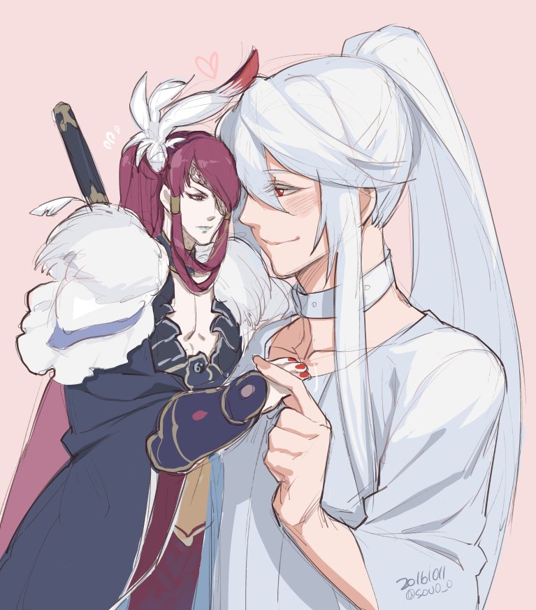 lin xue ya and sha wu sheng (thunderbolt fantasy) drawn by soul_(tamashii)