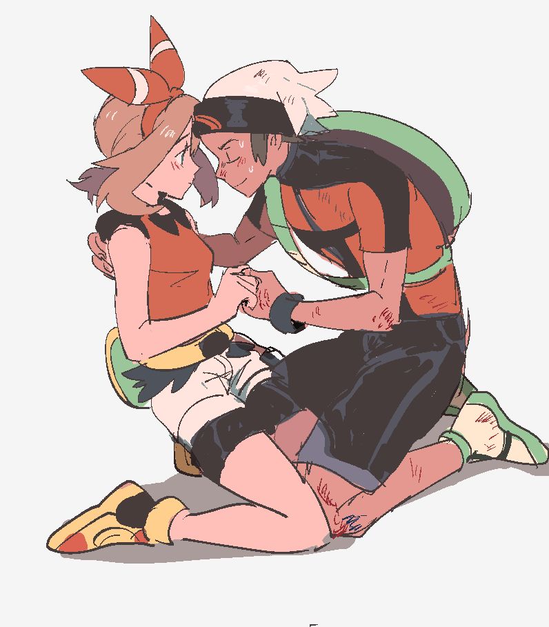 may and brendan (pokemon and 1 more) drawn by kendy_(revolocities)